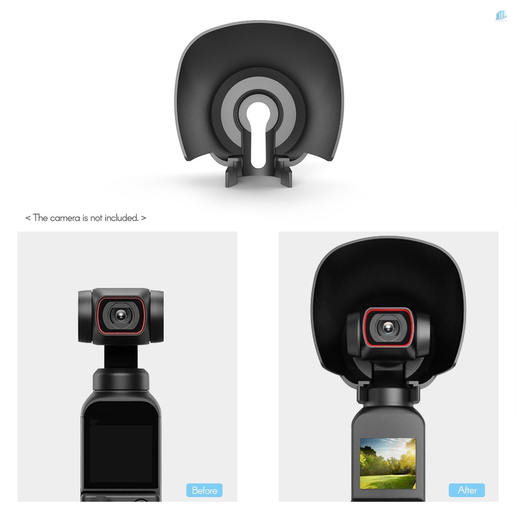 Bộ Phụ Kiện Bảo Vệ Ống Kính Máy Ảnh Đa Năng + Loa Che Nắng + Giá Đỡ Thay Thế Cho DJI Pocket 2