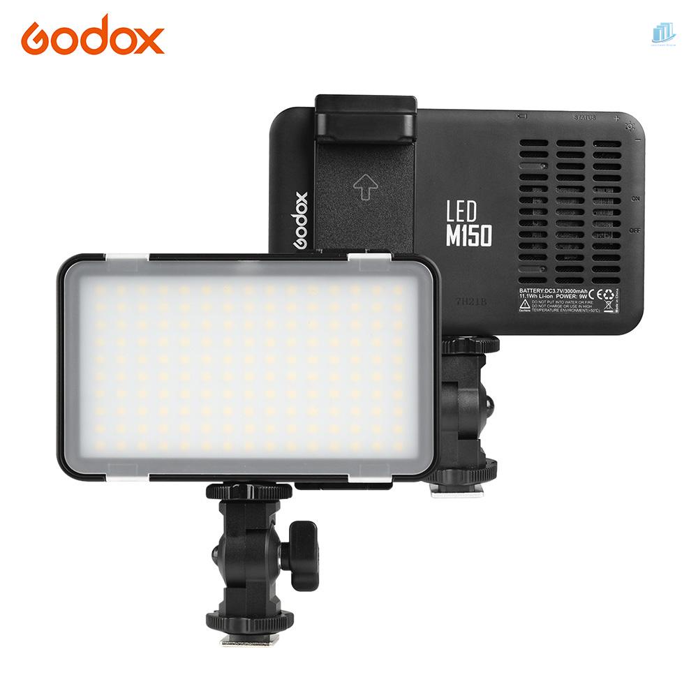 Đèn LED Godox LEDM150 Mini 5600K CRI 95 + Với Giá Đỡ Điện Thoại Điều Chỉnh Được Độ Rộng 5.5-8.5cm