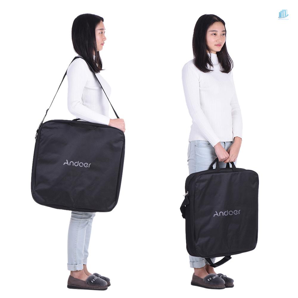 ANDOER Vòng Đèn LED 18 Inch 50W 3200K-5500K Có Thể Điều Chỉnh Nhiệt Độ Dùng Trong Studio Chụp Ảnh