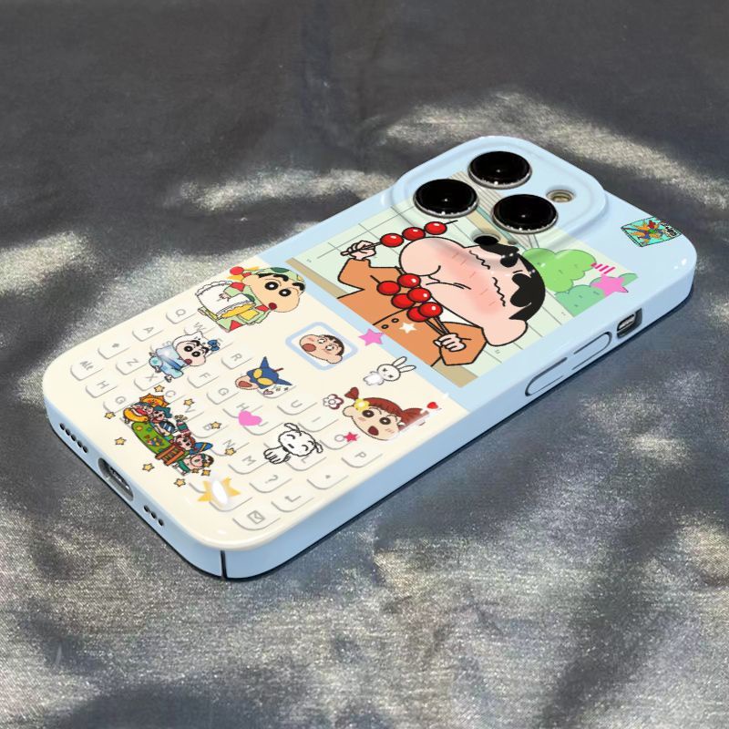 Ốp Lưng Bé Shin Ngộ Nghĩnh Nhiều Mẫu Mã Cho Điện Thoại Apple 12max 14Pro Iphone138P xsmax / 11 P6F1