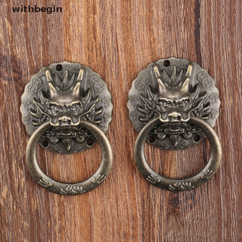 Set 10 Tay Nắm Cửa Tủ Hình Đầu Rồng Phong Cách Vintage