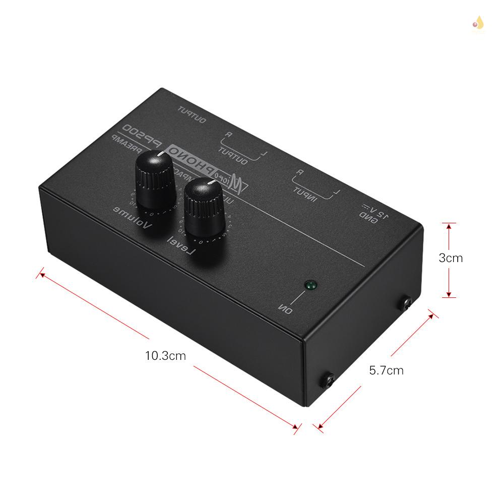Bộ Dụng Cụ Hiệu Phono Preamp Prea Với Mức Độ Âm Lượng Và Điều Khiển Âm Lượng Đầu Vào &amp; Đầu Ra 1 / 44