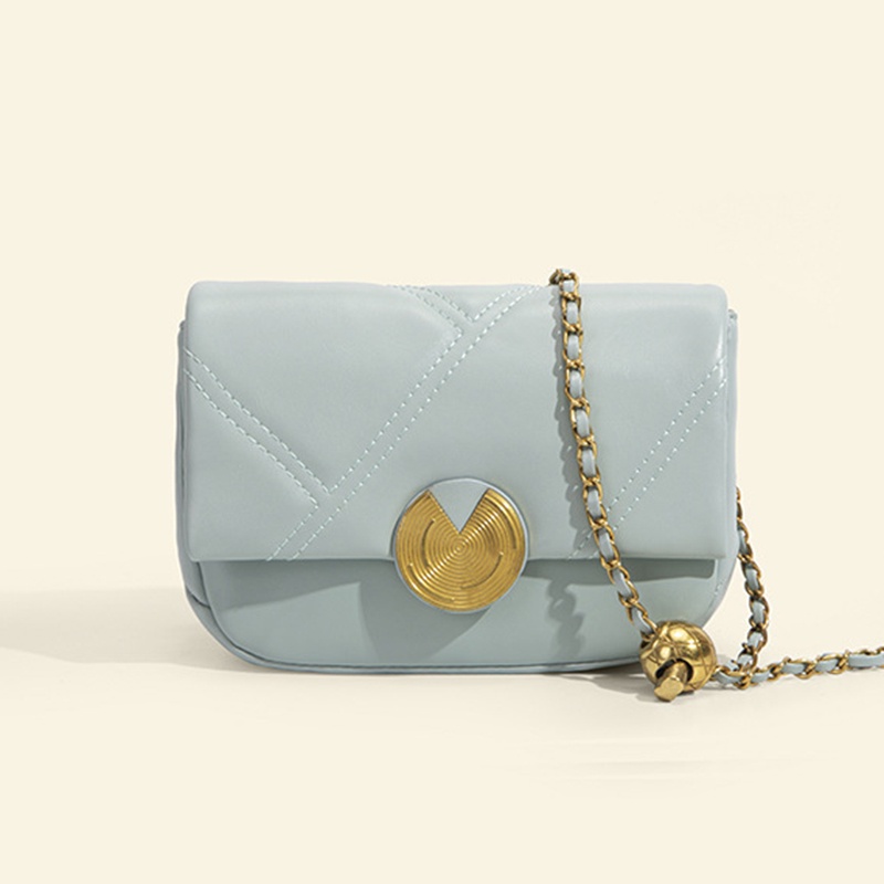 Túi Đeo Vai Phối Dây Xích Hình Thoi Chất Lượng Cao Thời Trang Cho Nữ