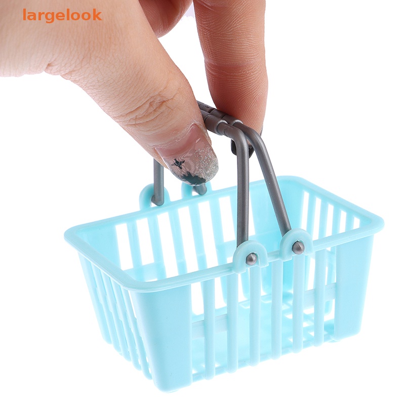 Set 2 Giỏ Mua Sắm Mini Đồ Chơi Dành Cho Nhà Búp Bê