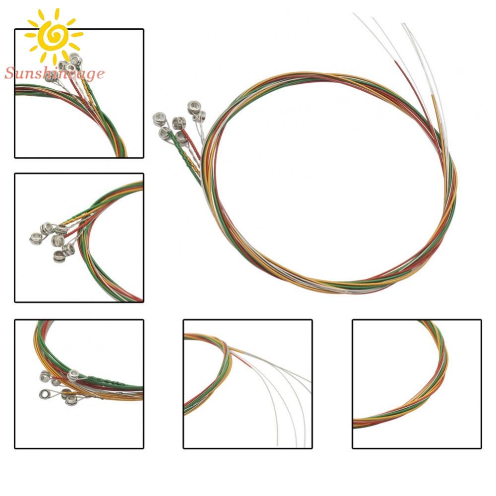 Irin Set 6 Dây Đàn Ghi Ta Điện E103 Bằng Kim Loại Mới