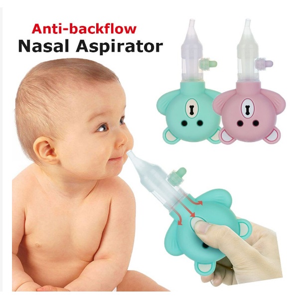 Dụng cụ hút mũi hình Gấu kèm gắp rỉ mũi cho bé, chất liệu Silicon mềm mại an toàn cho mũi bé