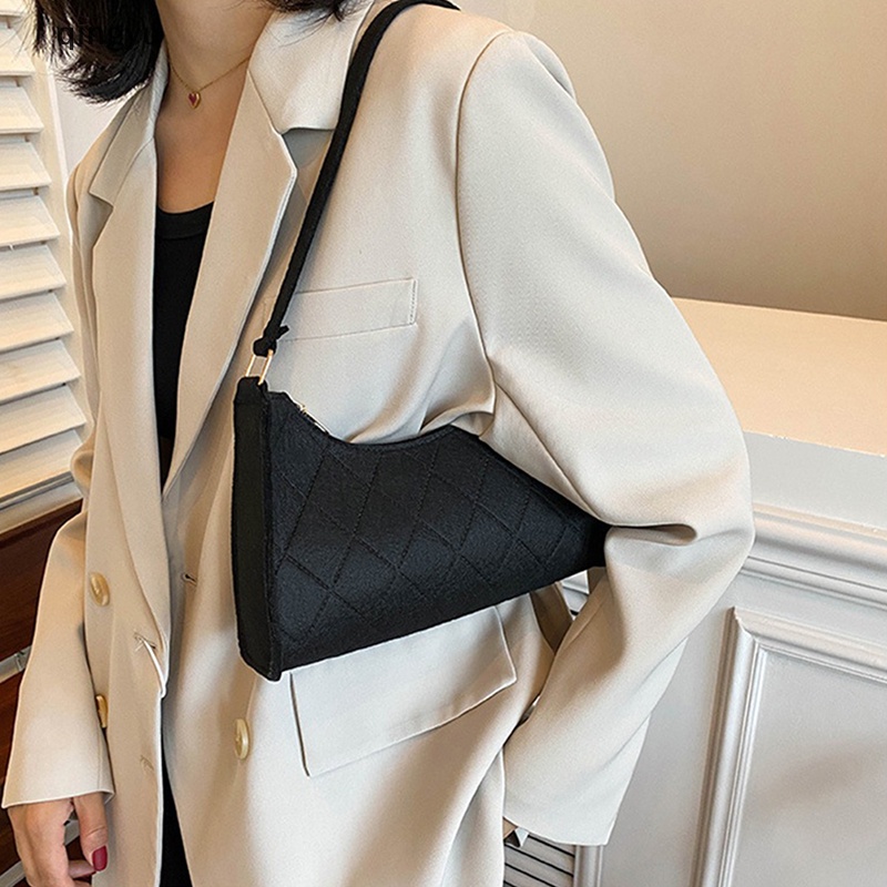 Qingyu 1 Túi Xách Đeo Dưới Cánh Tay / Đeo Vai / Đựng Tiền Xu / Mỹ Phẩm Thời Trang Cho Nữ