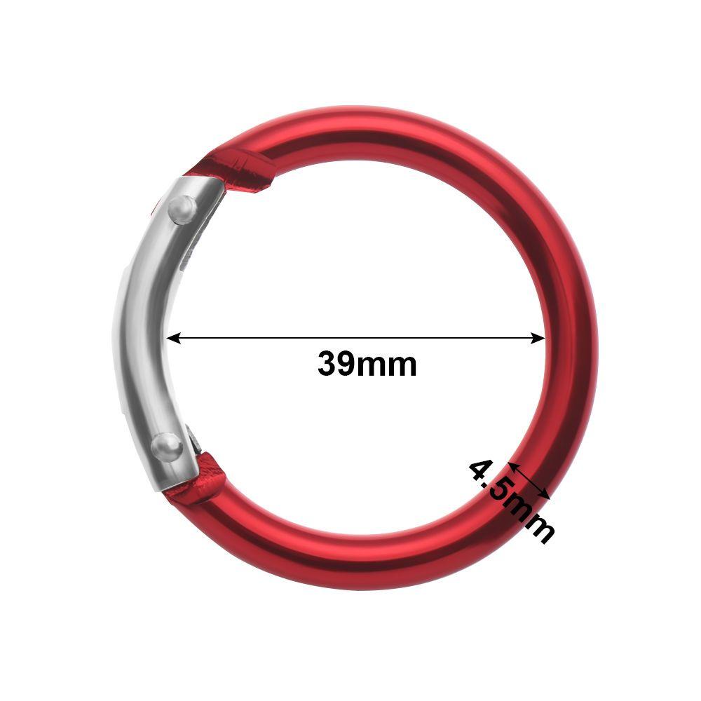 SHOUHOU Set 5 Móc Khóa Dây Đai Túi Xách Bằng Hợp Kim Nhôm