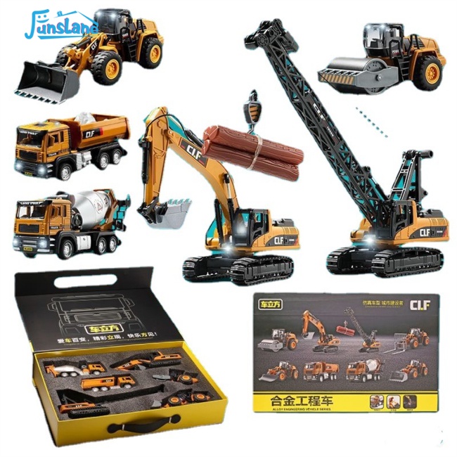 Mô Hình Xe Múc Đồ Chơi Bằng Hợp Kim Tỉ Lệ 1: 50 / 1: 40