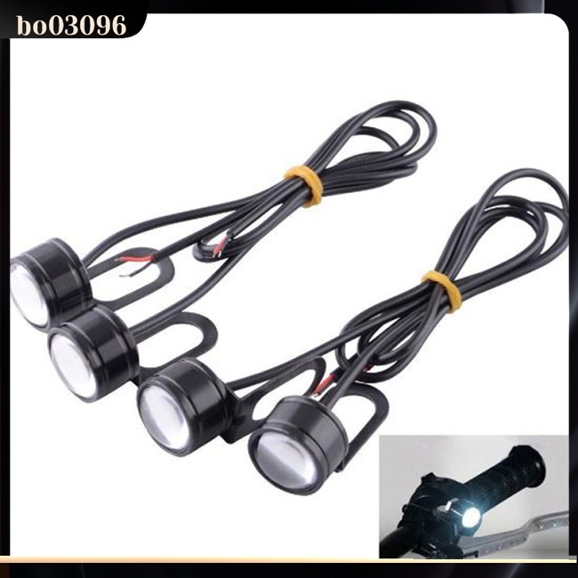 Đèn Pha 3 Bóng Led 12v GW250 Trang Trí Gương Chiếu Hậu Xe Mô Tô