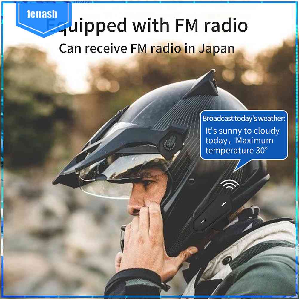 Bộ Tai Nghe Mũ Bảo Hiểm Tích Hợp Đài FM Kết Nối Bluetooth