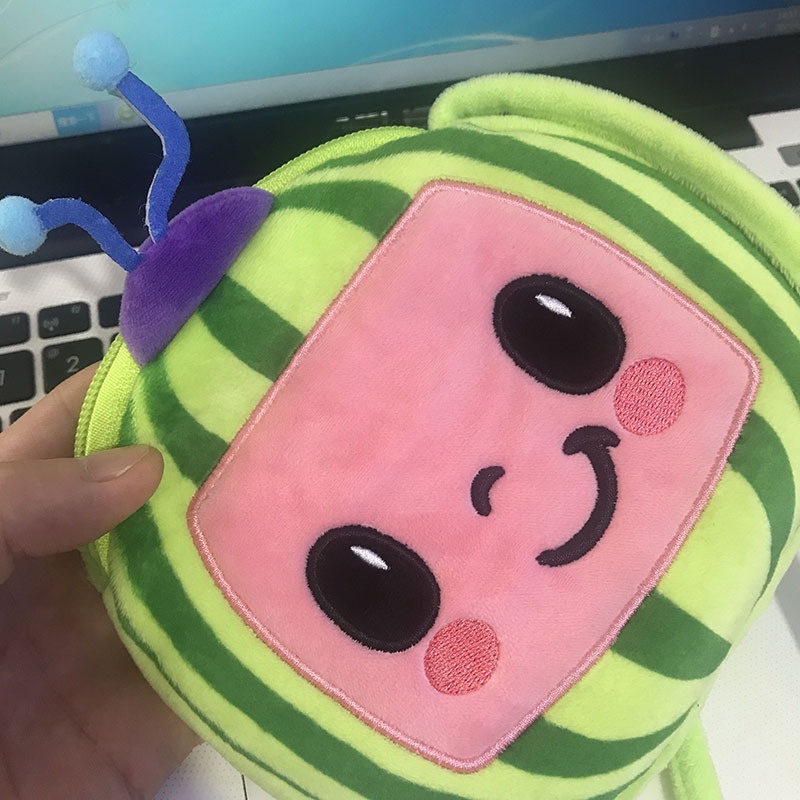 Balo Đi Học Kiểu Dáng Dưa Hấu Hoạt Hình Xinh Xắn Cho Các Bé