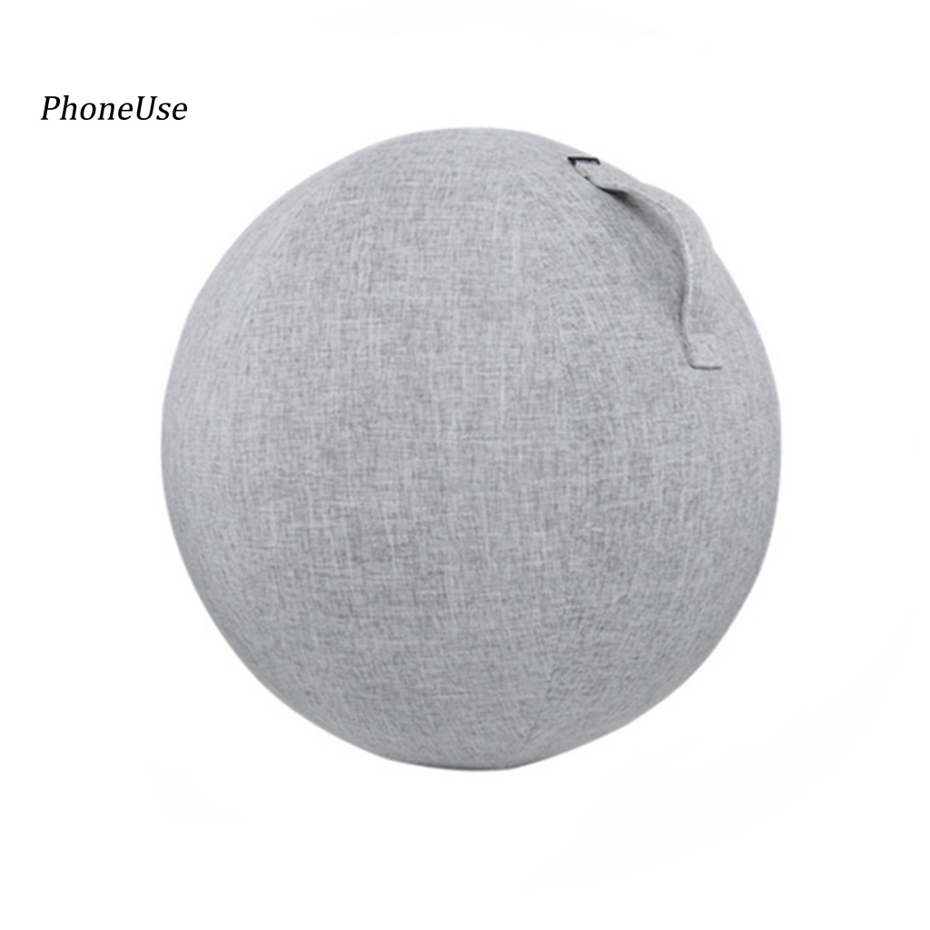 Pu Vỏ Bọc Bóng Tập Yoga Bằng Cotton Dệt Kim Chống Trượt / Bụi Bẩn Tiện Dụng Cho Gia Đình