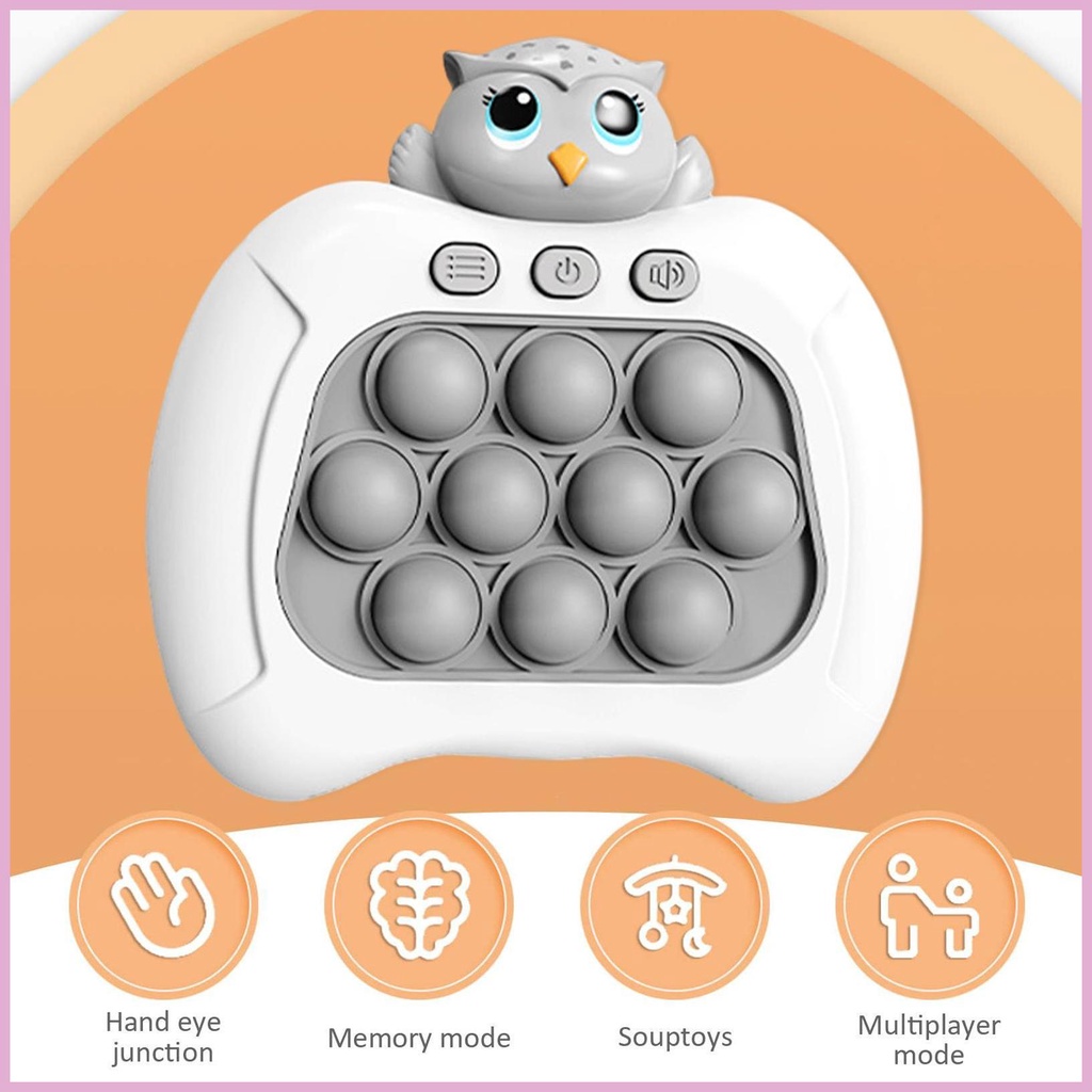 (MớI) Con Quay Đồ Chơi Fidget Spinner HìNh Chim Cú Có ĐèN SáNg