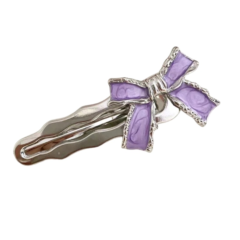 Kẹp Tóc Hình Trái Tim / Bướm Mini Bằng Kim Loại Lấp Lánh