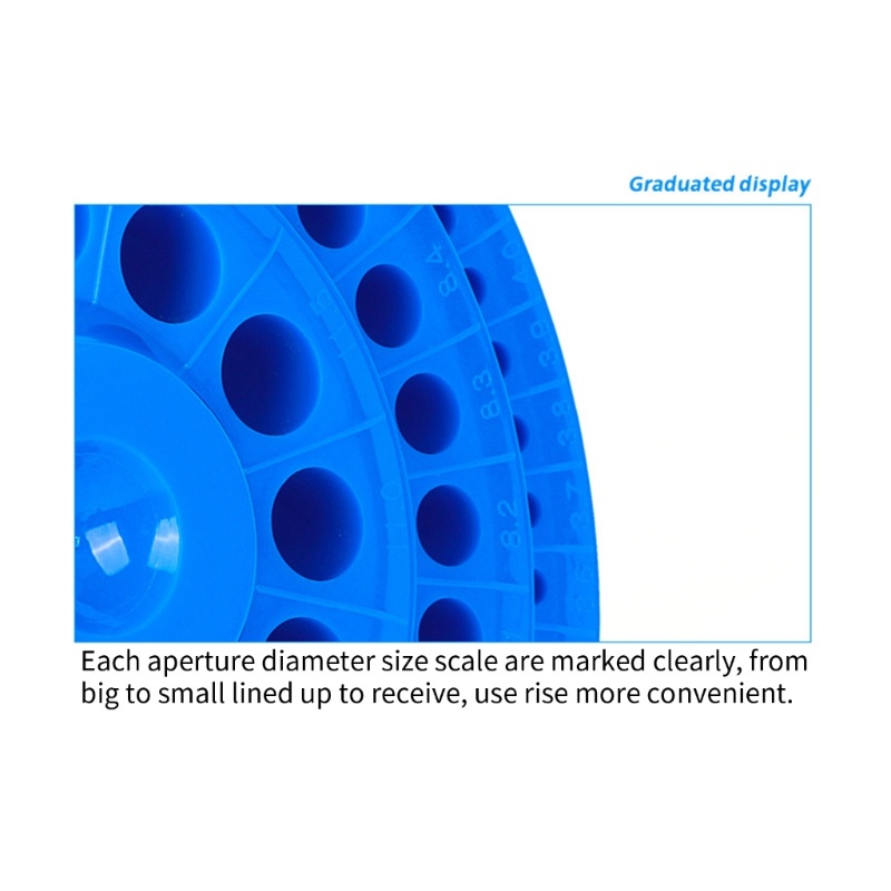 Giá Đỡ Mũi Khoan Chuyên Nghiệp 100 Lỗ Bằng Nhựa Xoay 360 Độ