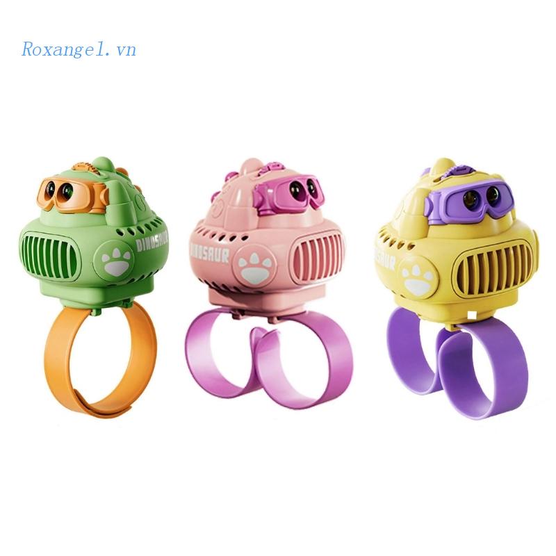 Quạt Mini Cầm Tay Hình Khủng Long Hoạt Hình Có Thể Sạc Lại Bằng Cổng USB