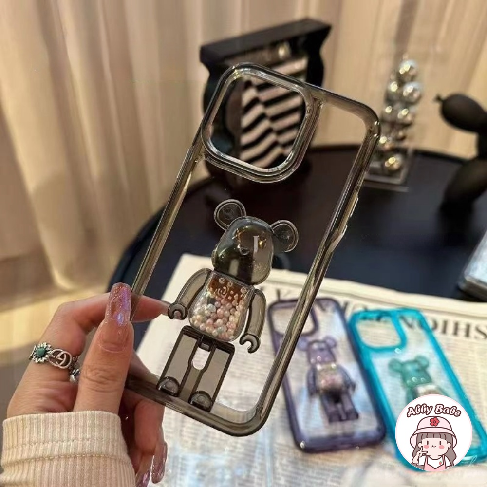 Ốp Điện Thoại TPU Dẻo Gắn Giá Đỡ Hình Kaws Phong Cách Hàn Quốc Cho IPhone 14 Pro Max 11 12 11 Pro Max X XS 7Plus