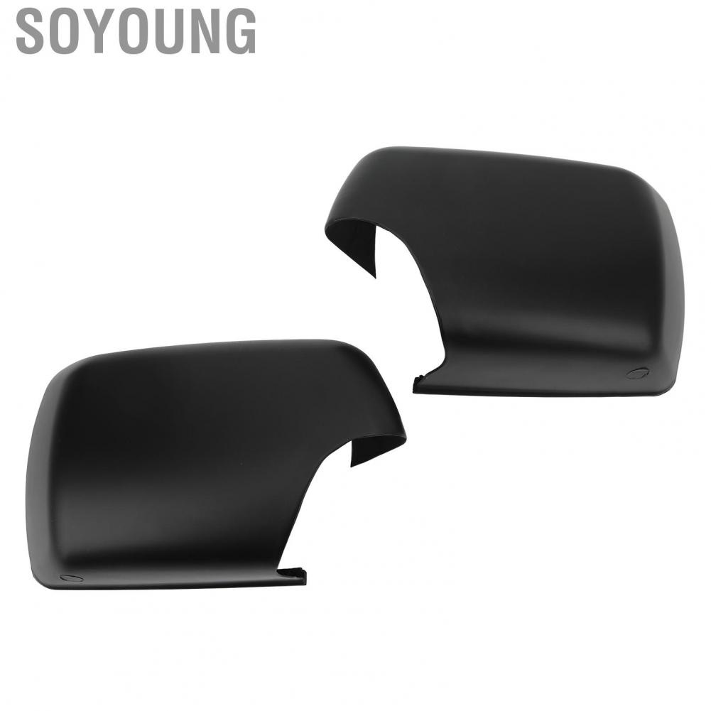 Soyoung Vehicle Rearview Mirror Cover Trim  Long Service Life Side Moulding Stable Structure Scratch Resistant 51168254903 Direct Replacement for Car