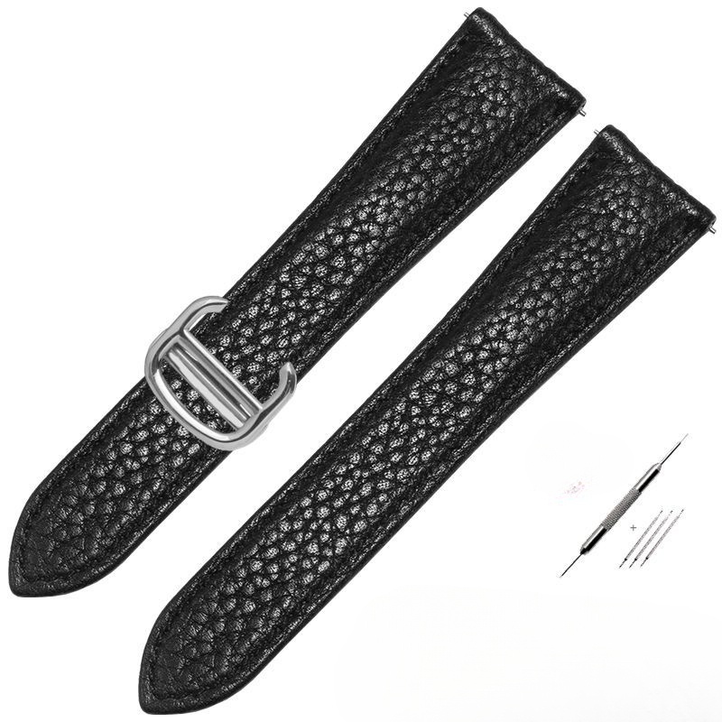 Dây Đồng Hồ Thay Thế Bằng Da Bò Thật Kích Thước 20 / 22 / 23 / 25mm Dành Cho Nam Và Nữ