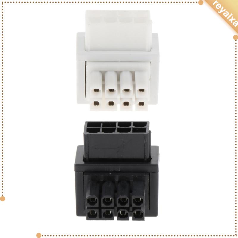 Cáp Chuyển Đổi Nguồn Điện 8Pin Sang 8Pin 90 Độ GPU Chuyên Dụng Cho Máy Tính / Thẻ Video