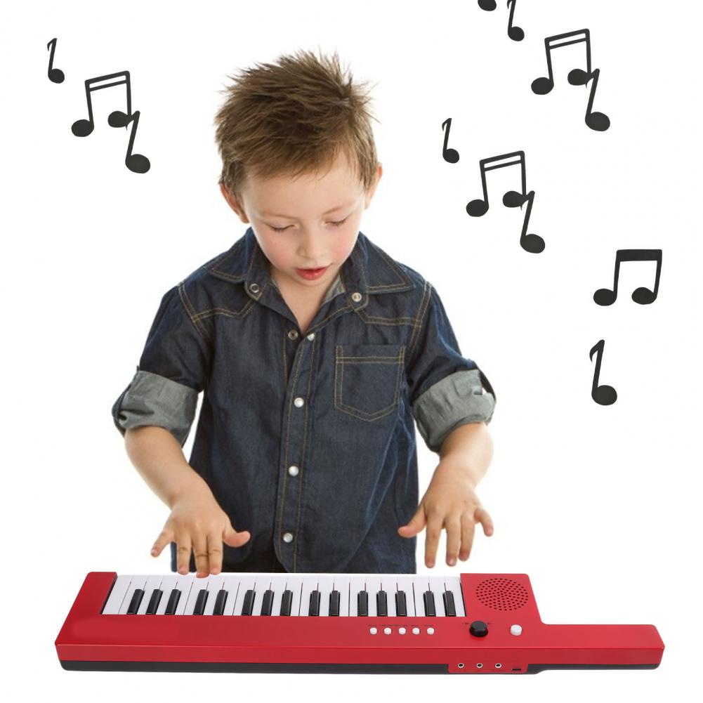 Đồ Chơi Đàn Organ, Đàn điện tử cho bé, Đàn PIANO cho bé kèm, 37 phím xách tay guitar điện tử organ mini bàn phím nhạc cụ giáo dục AKOASM