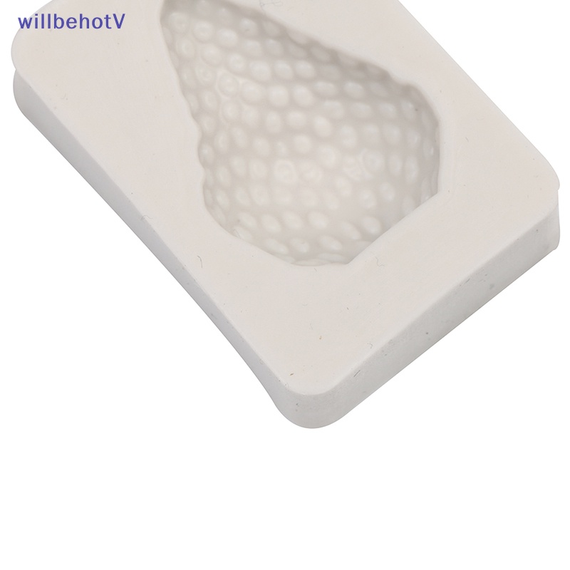 Khuôn Silicone Tạo Hình Trái Dâu Trang Trí Bánh Kem