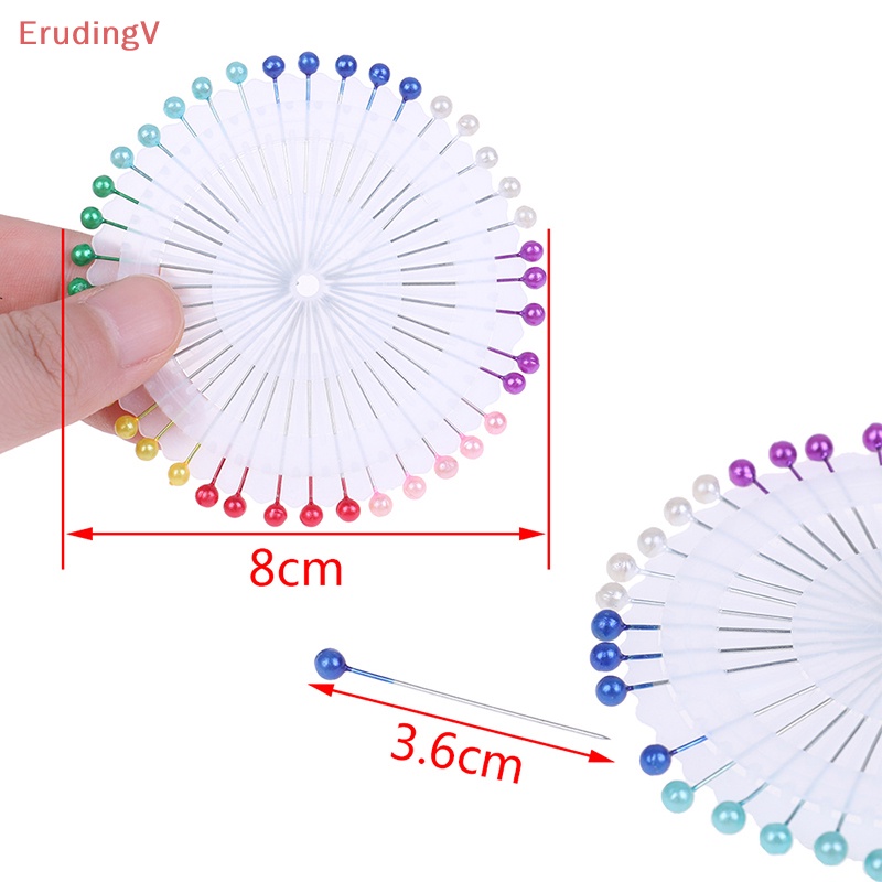 Bộ 40 Ghim Đầu Ngọc Trai Thẳng Dùng Trong May Vá