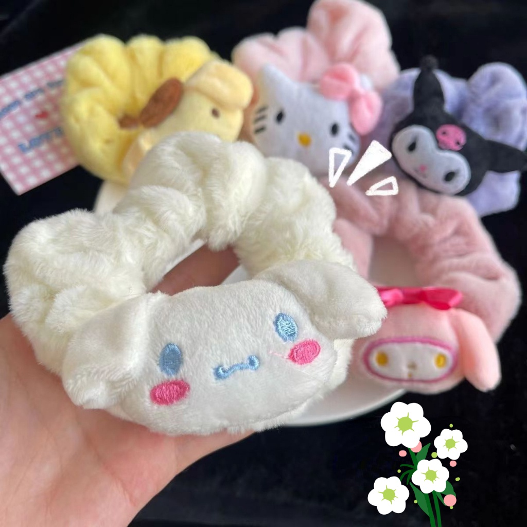 Dây Buộc Tóc Lông Cừu San Hô Thiết Kế Dễ Thương Tiện Dụng Khi Rửa Mặt /