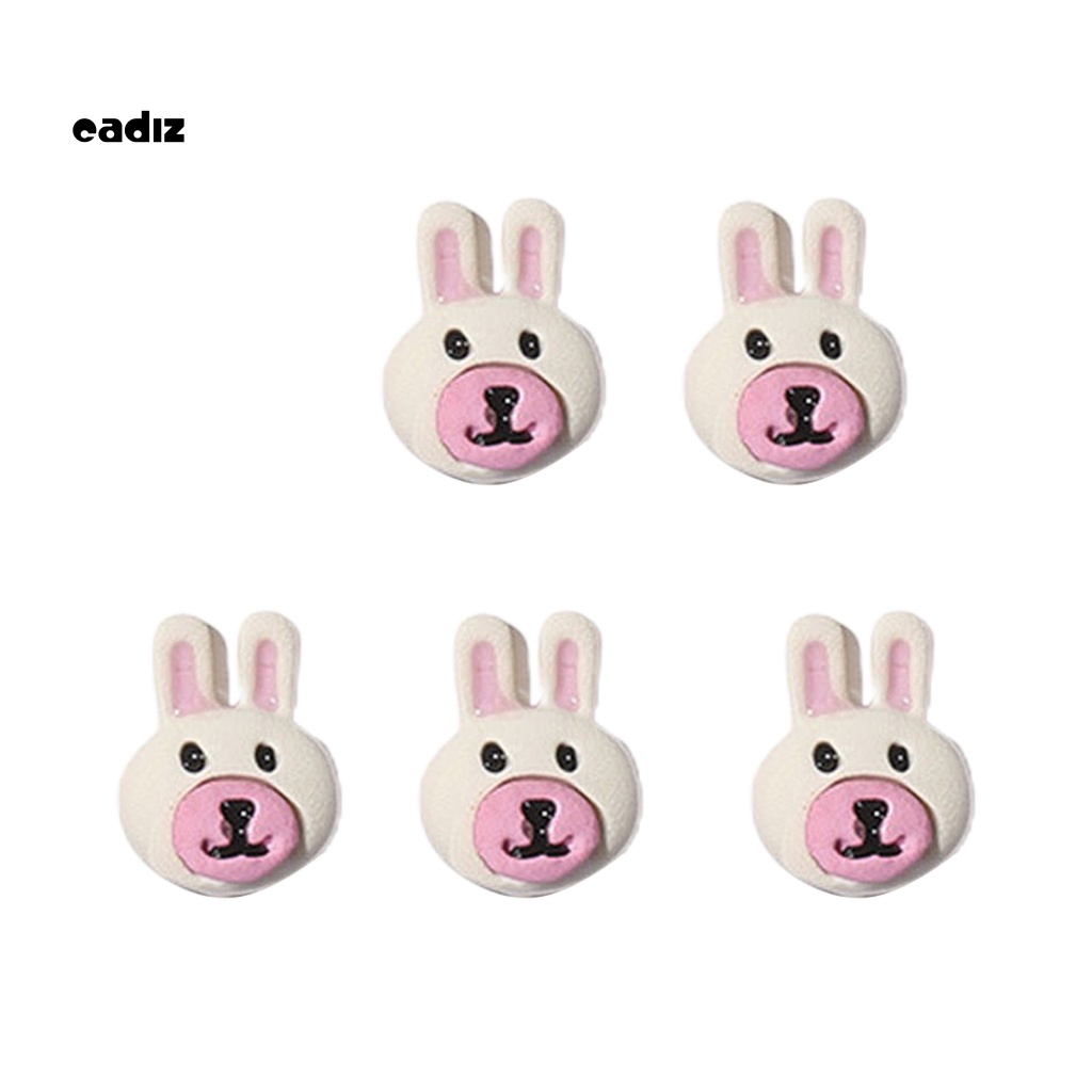 Bộ 5 Phụ Kiện Trang Trí Móng Tay Hình Hoạt Hình Dễ Thương