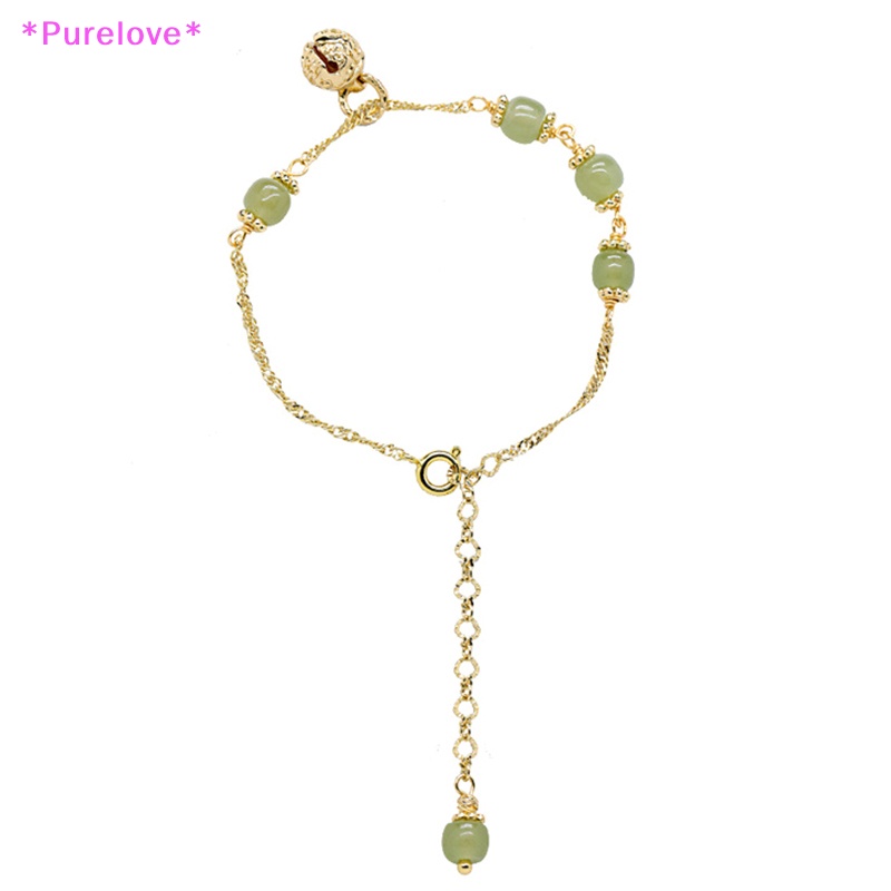 Purelove > Vòng Tay Ngọc Bích Nhân Vật Fu Nhỏ Tinh Tế Thời Trang Mới Dễ Phối Đồ Trang Sức Tiệc Tùng