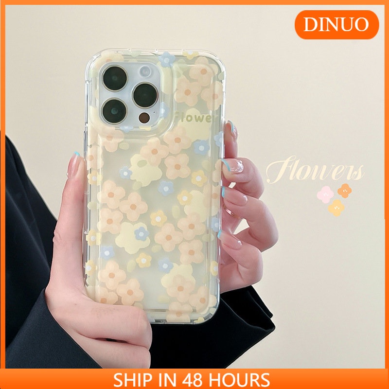 Ốp Điện Thoại Túi Khí Chống Sốc In Hoa Nhỏ Cho iphone14promax / 13 / 12 / 11 / XR / XS / X / XSMAX / 6 / 6SPLUS / 7 / 8PLUS