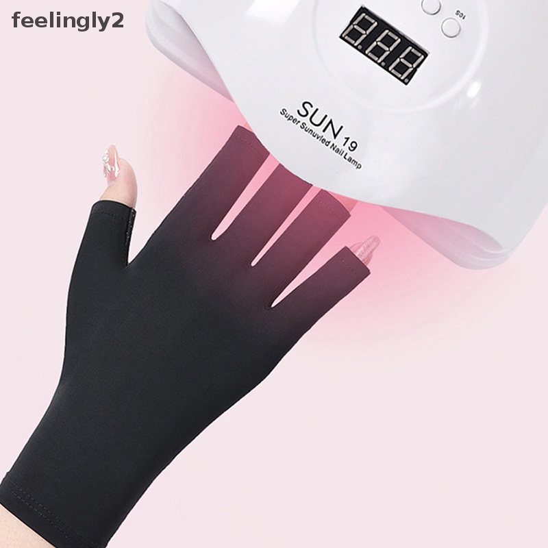 1 Đôi Găng Tay Chống Tia UV Bảo Vệ Móng Nghệ Thuật