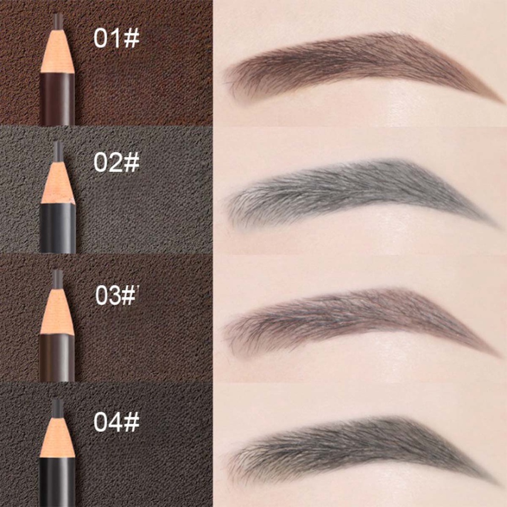 Chì Xé Kẻ Mày WODWOD Cứng Phẩy Sợi Eyebrow Pencil Sắc Nét Chuyên Dùng Cho Makeup Trang điểm