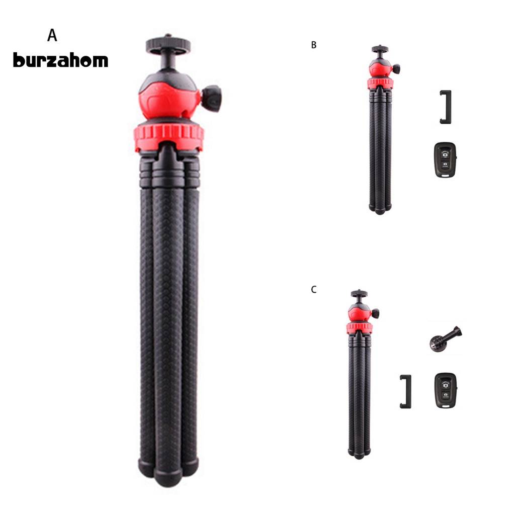 1 Bộ Giá Đỡ Ba Chân Đầu Cầu Linh Hoạt Xoay 360 Độ Ốc Vít 1 / 4 Cho Điện Thoại Dùng Ngoài Trời