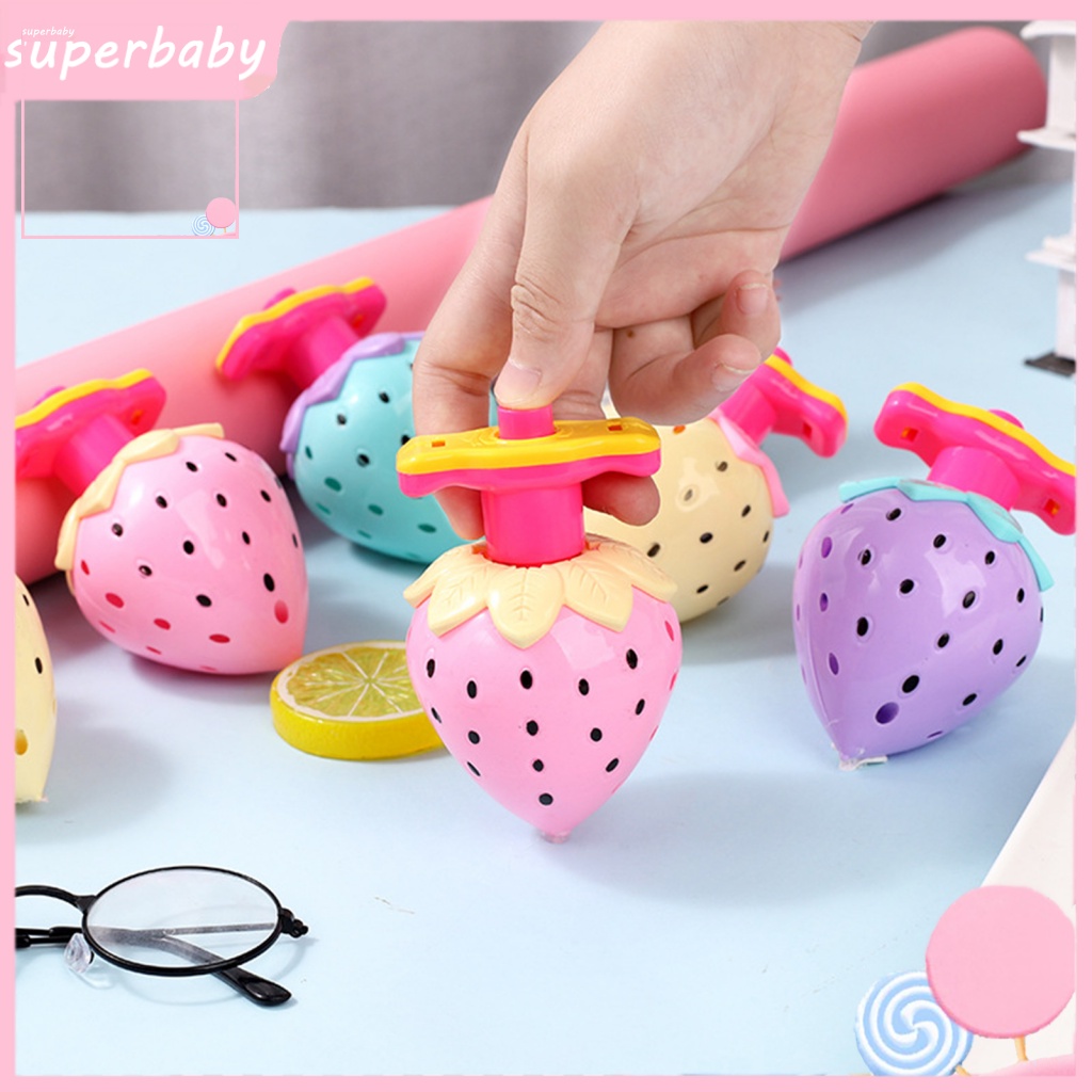Con Quay Đồ Chơi Spinner HìNh Quả Dâu Có ĐèN LED