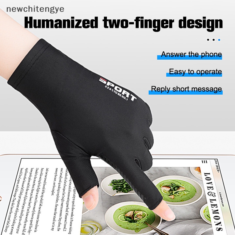 Găng Tay Thể Thao Nửa Ngón Bằng Lụa Lạnh Thoải Mái Cho Nam Và Nữ