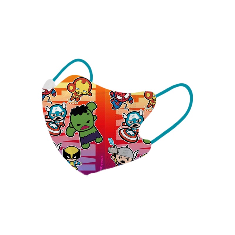 Khẩu Trang In Hoạt Hình Avengers 3D Ba Chiều Chống Nhỏ Giọt Dùng Một Lần Dành Cho Trẻ Em Và Người Lớn