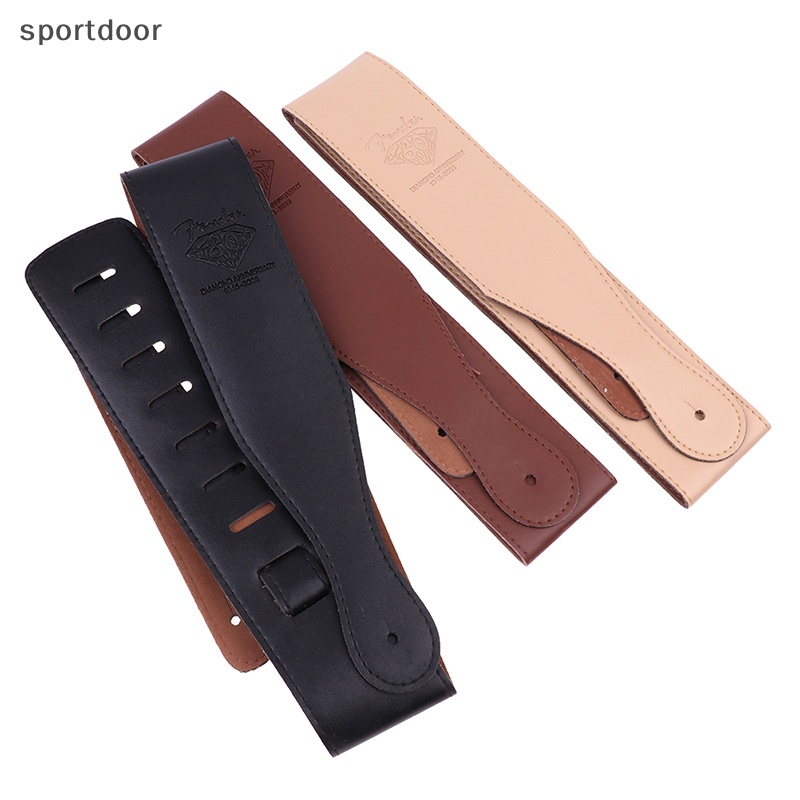 1 Dây Đeo Bằng Da PU Dày Dặn Tùy Chỉnh Cho Đàn Guitar Điện Acoustic