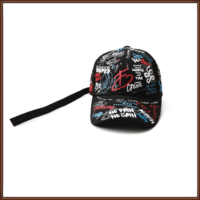 Mũ Lưỡi Trai Họa Tiết Graffiti Thời Trang Cho Nam Và Nữ