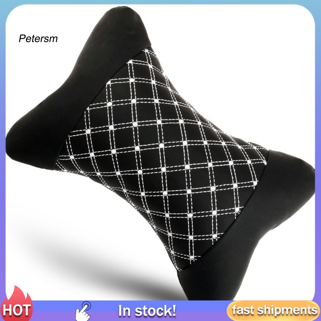 Gối Tựa Đầu Giả Da Sợi Nhỏ Gắn Ghế Ngồi Xe Hơi