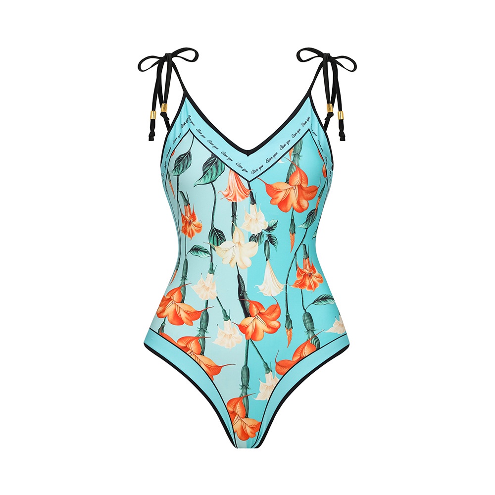 Bikini Một Mảnh Cột Dây Hai Mặt Phong Cách Mới Cho Nữ đồ bơi