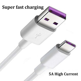Type-C Data Cable For Huawei Super Fast Charge 5A Data Cable Type-C Charging
