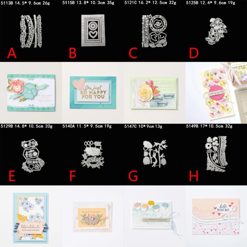 Khuôn Cắt Giấy Kim Loại Hình Tổ Chim Xinh Xắn