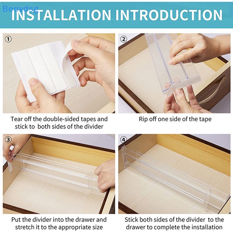 Benvdsg > Dụng Cụ Chia Ngăn Tủ Có Thể Điều Chỉnh