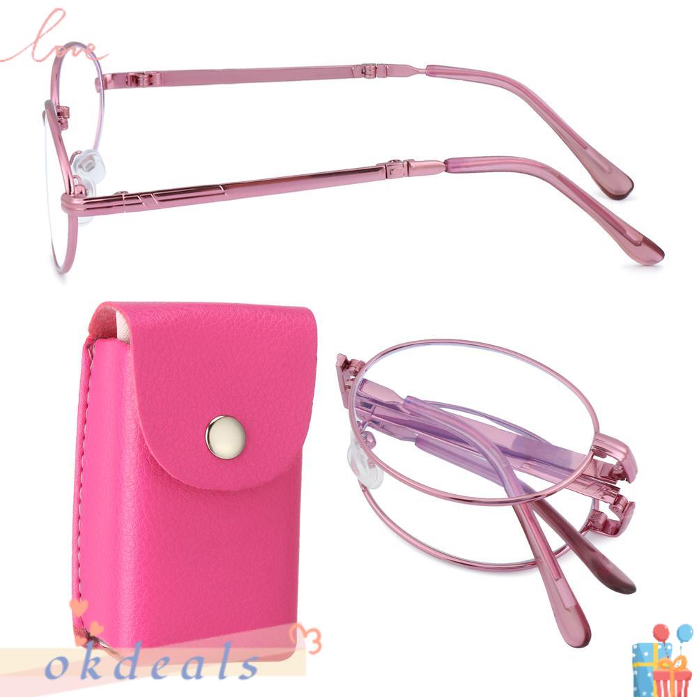 Kính Đọc Sách Siêu Nhẹ Độ Nét Cao Chống Tia UV Màu Xanh Dương Cho Nữ