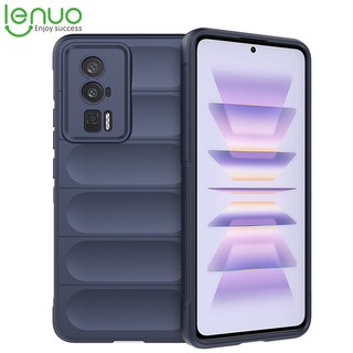 Lenuo Ốp Lưng Điện Thoại Silicon Mềm Dày Dặn Màu Trơn Chống Sốc Cho Xiaomi Poco C65 F5 Pro X5 Pro 5G