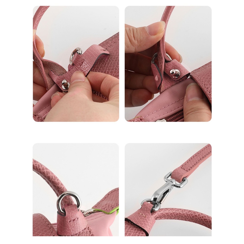 Dây Đeo Túi Xách Mini Bằng Vải Canvas Không Đục Lỗ