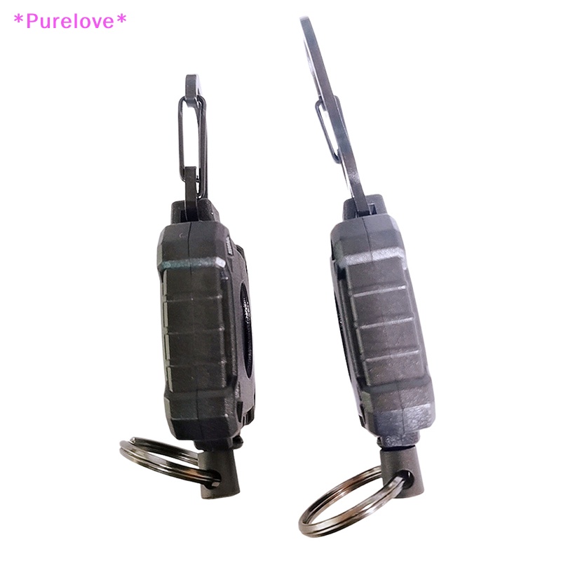 1 Móc Chìa Khóa Bằng Thép Không Gỉ Có Thể Thu Gọn Tiện Dụng Mới