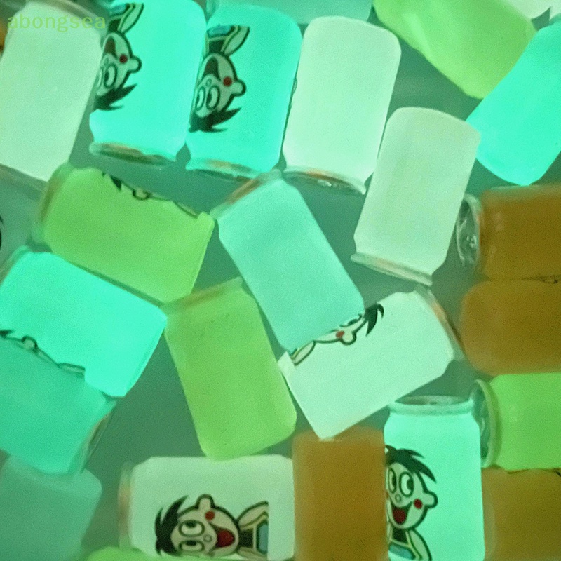 Abongsea Set 3 Bình Sữa Dạ Quang Dùng Trang Trí Tiểu Cảnh / Nhà Búp Bê